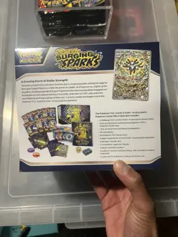 Pokemon Surging Sparks Pokemon Center - Sealed ETB - Elite Trainer Box - Image 3