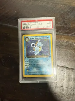 Pokemon Dark Blastoise Team Rocket 1st Edition Holo Rare #3 PSA 9 Mint - Image 1
