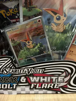 Pokemon TCG Victini Illustration Collection Box Black Bolt & White Flare - Image 2