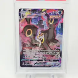 Pokemon TCG Holo Ultra Rare Umbreon Vmax 375 TG23/TG30 Brilliant Stars PSA 8 - Image 3