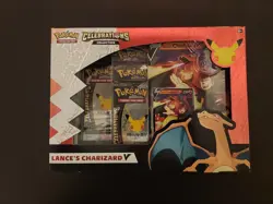 Pokemon 25th Anniversary Celebrations Lance's Charizard V Collection Box Sealed 820650809392 - Image 1
