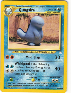 Quagsire Common Pokemon TCG Neo Revelation 48/64 MP - Image 1