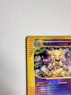 Pokemon TCG Expedition Base Set Reverse Holo Alakazam 33/165 - Image 2