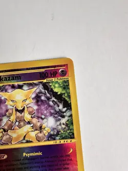 Pokemon TCG Expedition Base Set Reverse Holo Alakazam 33/165 - Image 3