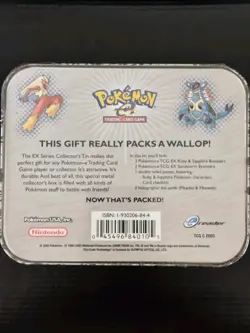 Pokemon TCG EX Ruby & Sapphire Collector's Tin 2003 FACTORY SEALED - Image 2