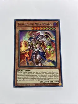 Yu Gi Oh Thestalos the Mega Monarch (GFTP-EN082) 1st edition (NM) - Image 1