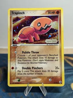 Trapinch 67/92 Ex Legend Maker Reverse Holo Foil Stamped Pokemon Card MP SWIRL - Image 1