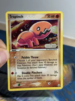 Trapinch 67/92 Ex Legend Maker Reverse Holo Foil Stamped Pokemon Card MP SWIRL - Image 3