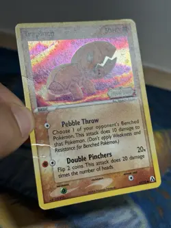 Trapinch 67/92 Ex Legend Maker Reverse Holo Foil Stamped Pokemon Card MP SWIRL - Image 4