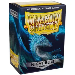 Dragon Shield - Night Blue Protective Card Sleeves (Matte, 100 Count, Standard S - Image 1