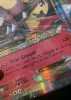 M Mawile EX XY104 Jumbo Cards Holo HP/DMG - Image 3