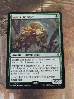 Swarm Shambler - Zendikar Rising - Magic the Gathering MTG Nice! - Image 1