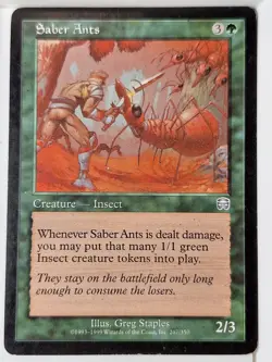 Saber Ants - Mercadian Masques - Magic the Gathering MTG Nice! - Image 1