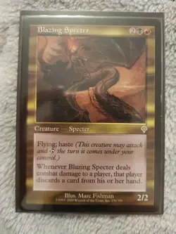 1x MTG Magic The Gathering TCG Blazing Specter Rare - Invasion - Image 1