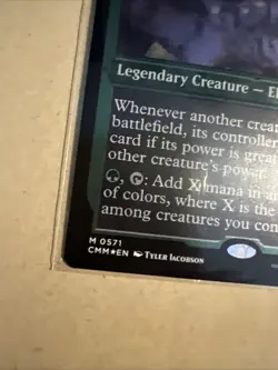 MTG Selvala, Heart of the Wilds CMM 0571 M NM FOIL Etched - Image 3