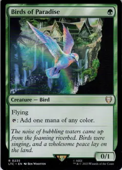 MTG Birds of Paradise (235) | NM | Lord of the Rings {LTC} - Image 1