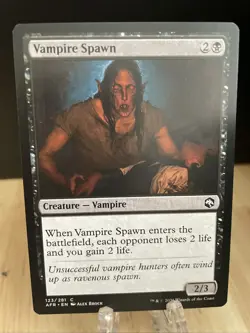 MTG Vampire Spawn Regular #123 Adventures in the Forgotten Realms Common NM/M - Image 1