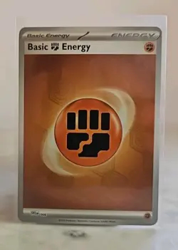 Pokemon TCG: Fighting Energy Holo (2023 Unnumbered) - NM Condition - Image 1