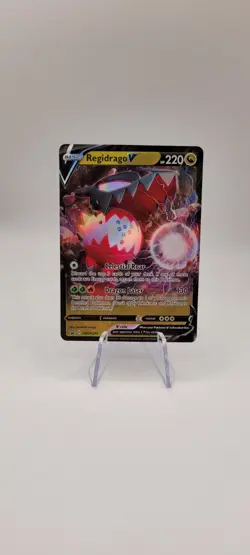Black Star Promo Pokemon Card, Regidrago V SWSH281 Ultra Rare - Image 1