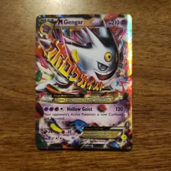 Pokemon XY M Mega Gengar EX XY166 Holo Extended Art Black Star Promo - Image 3