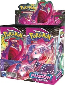 Pokemon TCG Sword & Shield Fusion Strike Booster Box Sealed - Image 1