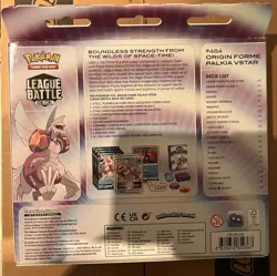 Pokemon TCG: Origin Forme PALKIA VSTAR -LEAGUE BATTLE DECK- Brand New Sealed! - Image 2