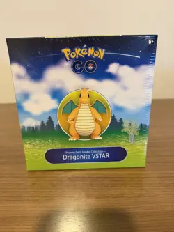 POKEMON GO PREMIER DECK HOLDER EDITION DRAGONITE VSTAR MINT IN SEALED BOX - Image 1