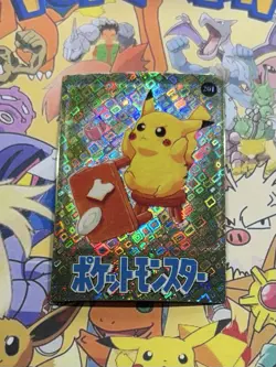 Pokemon Vintage Pocket Monsters Vending HOLO Prism Sticker 1999 Bandai Nintendo - Image 2