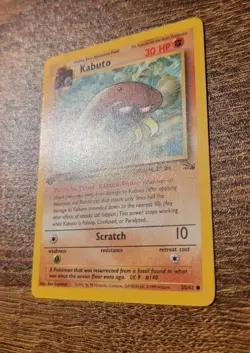 Kabuto #50/62 Pokemon TCG Fossil 1st Edition WOTC 👑📈🔥 - Image 3