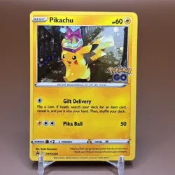 Pikachu SWSH234 Pokemon GO Black Star Promo Holo NM Pokemon TCG - Image 1