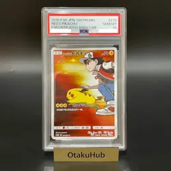 PSA 10 Red's Pikachu 270/SM-P Promo Pokemon Center Anniversary Campaign 2018 - Image 1