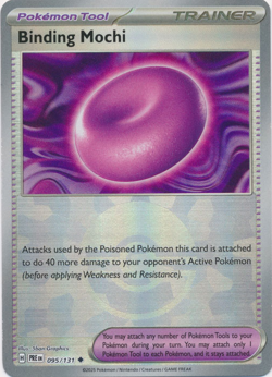 Binding Mochi 095/131 Poke Ball Pattern Prismatic Evolutions Pokemon TCG - Image 1