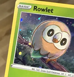 Rowlet SWSH220 - Pokemon TCG Black Star Promo (2022) - NM - Cosmos Holo Swirl - Image 2