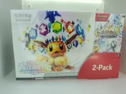 Pokemon - Scarlet & Violet Prismatic Evolutions Elite Trainer Booster Box 2 Pack - Image 1
