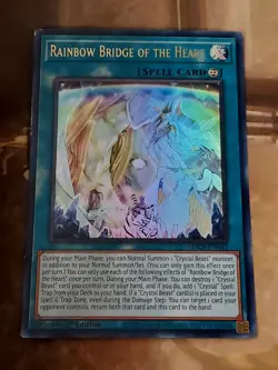 Rainbow Bridge of the Heart - SDCB-EN045 Yu-Gi-Oh! Foil Holo Ultra Rare Nice! - Image 1