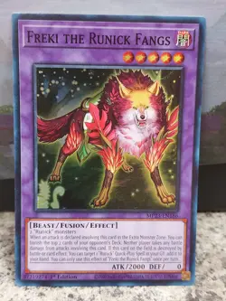 Freki the Runick Fangs MP23-EN186 - Super Rare Yugioh! Holo Foil Nice! - Image 1