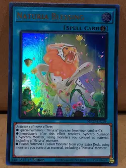 Naturia Blessing - MP23-EN204 Ultra Rare Yugioh! Holo Foil Nice! - Image 1