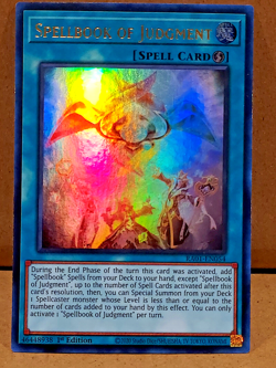Spellbook of Judgment - RA01-EN054 Ultra Rare Yugioh! Holo Foil Nice! - Image 1
