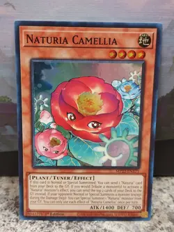 Naturia Camellia MP23-EN171 - Super Rare Yugioh! Holo Foil Nice! - Image 1