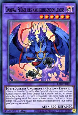 Yu Gi Oh! Garura, Flugel des nachklingenden Lebens RA02-DE024 Super Rare - Image 1
