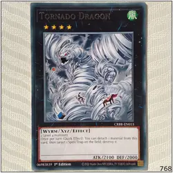 Tornado Dragon - CRBR-EN013 - Rare 1st Edition Yugioh - Image 1