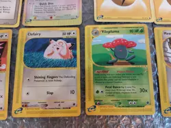 Pokemon Expedition 23 Card Lot Base Dragonite Mixed Years Chansey Clefairy - Image 3