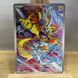 Pokemon - Zeraora 151/142 - SV07: Stellar Crown - Illustration Rare Card - NM - Image 1