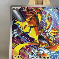 Pokemon - Zeraora 151/142 - SV07: Stellar Crown - Illustration Rare Card - NM - Image 2