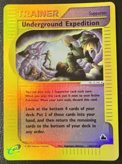 Pokemon Card - Underground Expedition Skyridge 140/144 Reverse Holo - Image 1