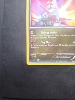 Pokemon Latias 9/20 Holo Stamped Dragon Vault Rare Promo Card LP Condition - Image 3