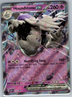 Houndstone ex SVP 162 SV: Scarlet & Violet Promo Cards - Pokemon Card - NM - Image 1