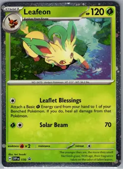 Leafeon - (Cosmos Holo) SVP 170 Scarlet & Violet Promo - Pokemon Card - NM - Image 1