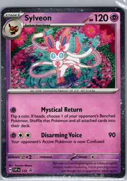 Sylveon - (Cosmos Holo) SVP 172 Scarlet & Violet Promo - Pokemon Card - NM - Image 1