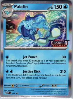 Palafin - (Prerelease) SVP 036 SV: Scarlet & Violet Promo - Pokemon Card - NM - Image 1